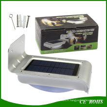 Le mur solaire de sonde de jardin de PIR imperméabilisent le bloc solaire actionné solaire extérieur de LED IP65